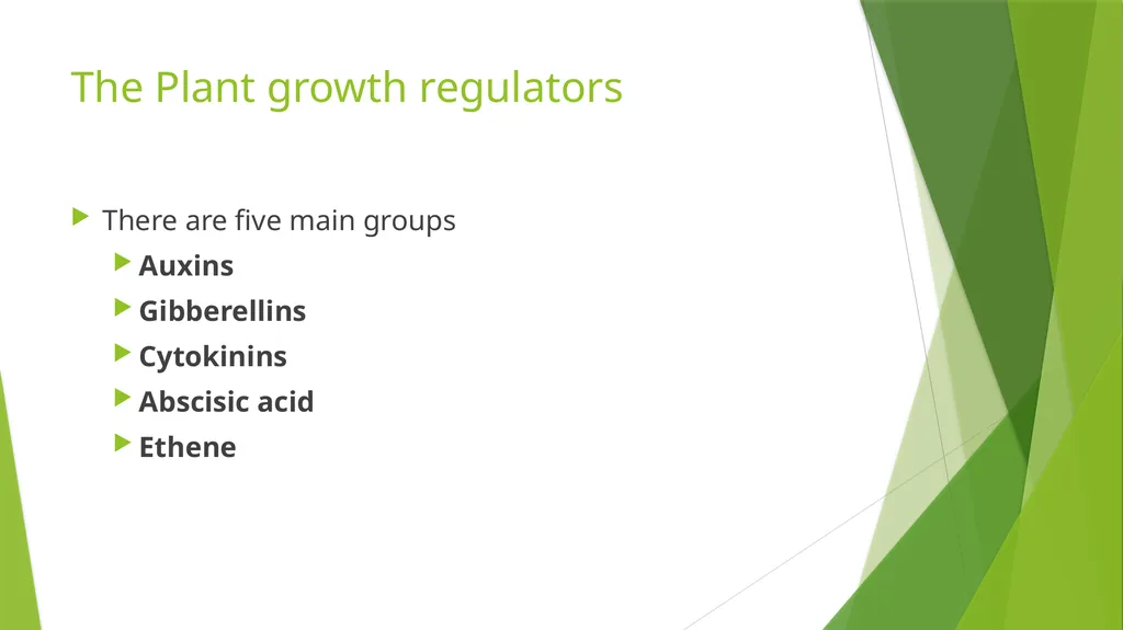 Plant Growth Learning outcomes Evaluate the - slide 5 of 20