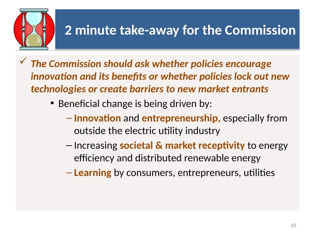 What Should Commissioners Consider when Reviewing - slide 20 of 20