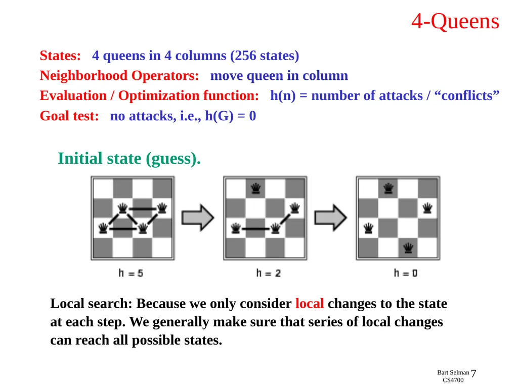 CS 4700: Foundations of Artificial Intelligence - slide 7 of 44