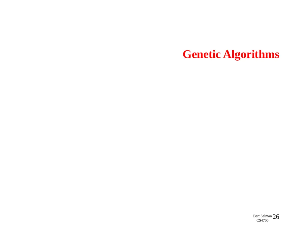 CS 4700: Foundations of Artificial Intelligence - slide 26 of 44