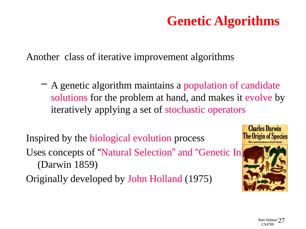 CS 4700: Foundations of Artificial Intelligence - slide 27 of 44