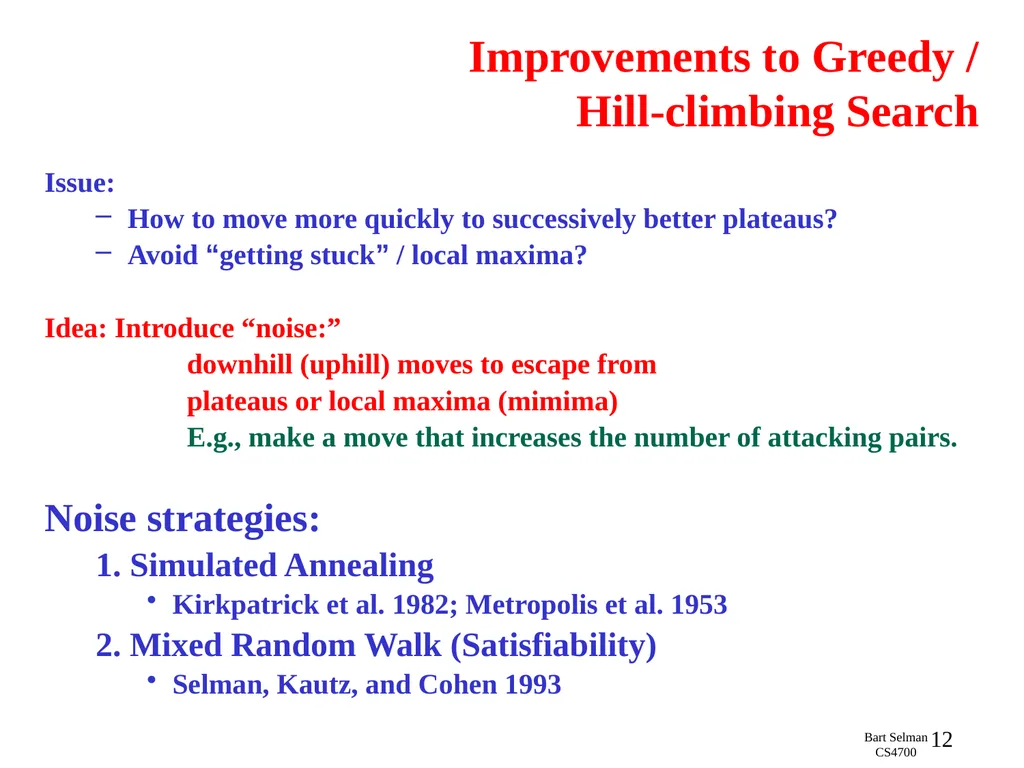 CS 4700: Foundations of Artificial Intelligence - slide 12 of 44