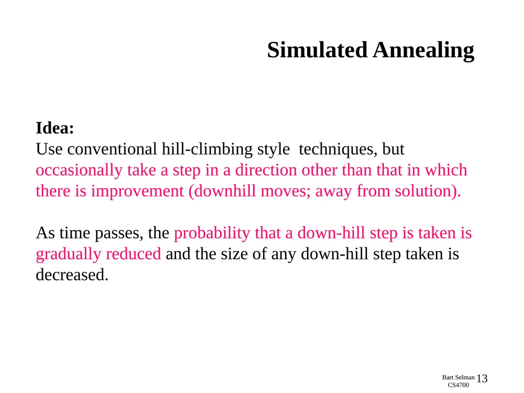 CS 4700: Foundations of Artificial Intelligence - slide 13 of 44
