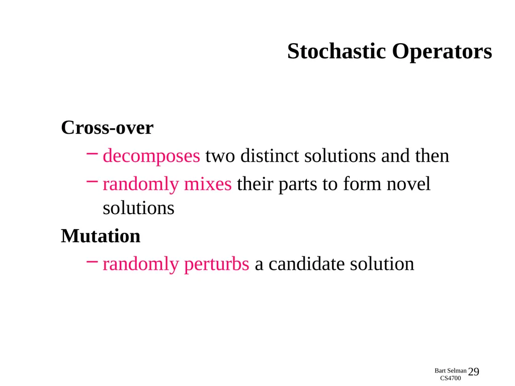 CS 4700: Foundations of Artificial Intelligence - slide 29 of 44