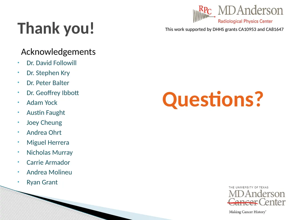 The magnitude of H&N IMRT dose delivery errors - slide 14 of 14