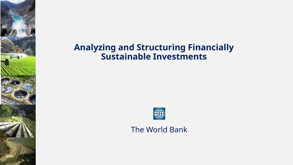 Analyzing and Structuring Financially Sustainable - slide 1 of 21