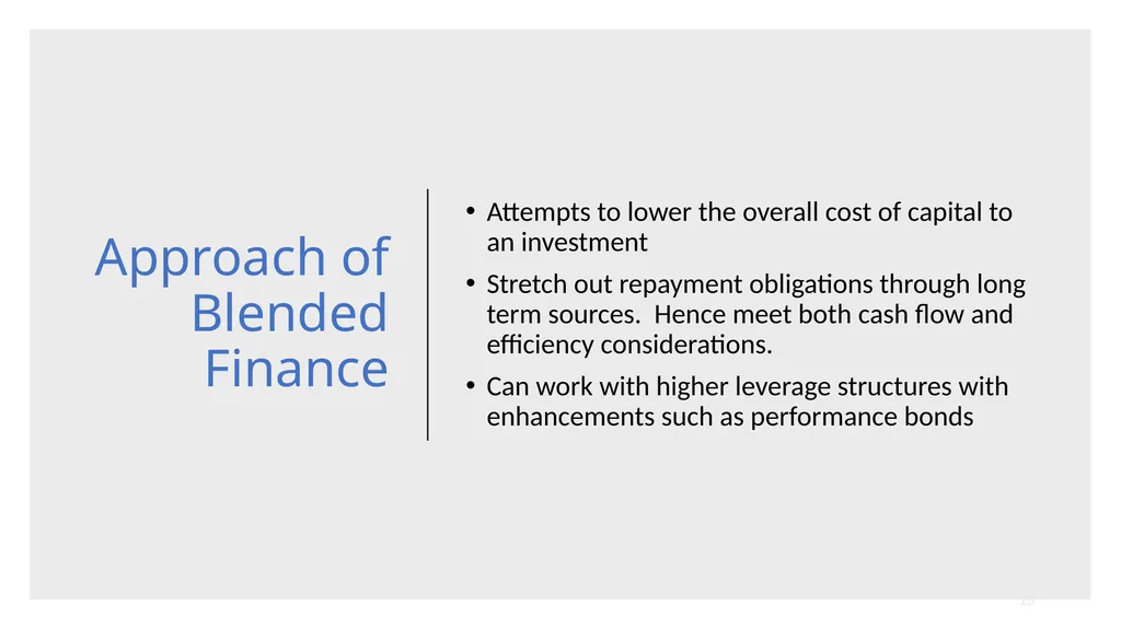 Analyzing and Structuring Financially Sustainable - slide 15 of 21
