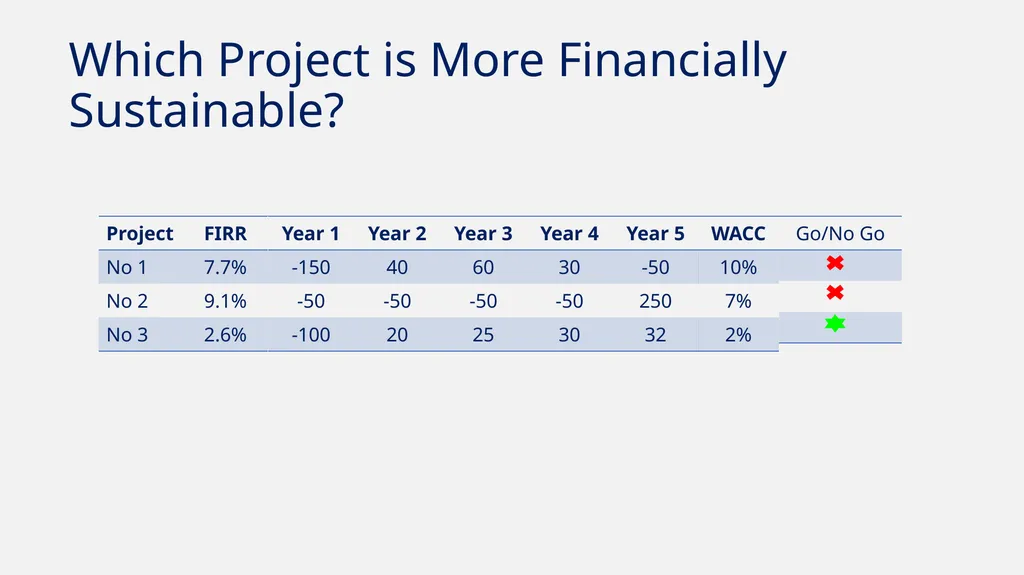 Analyzing and Structuring Financially Sustainable - slide 8 of 21