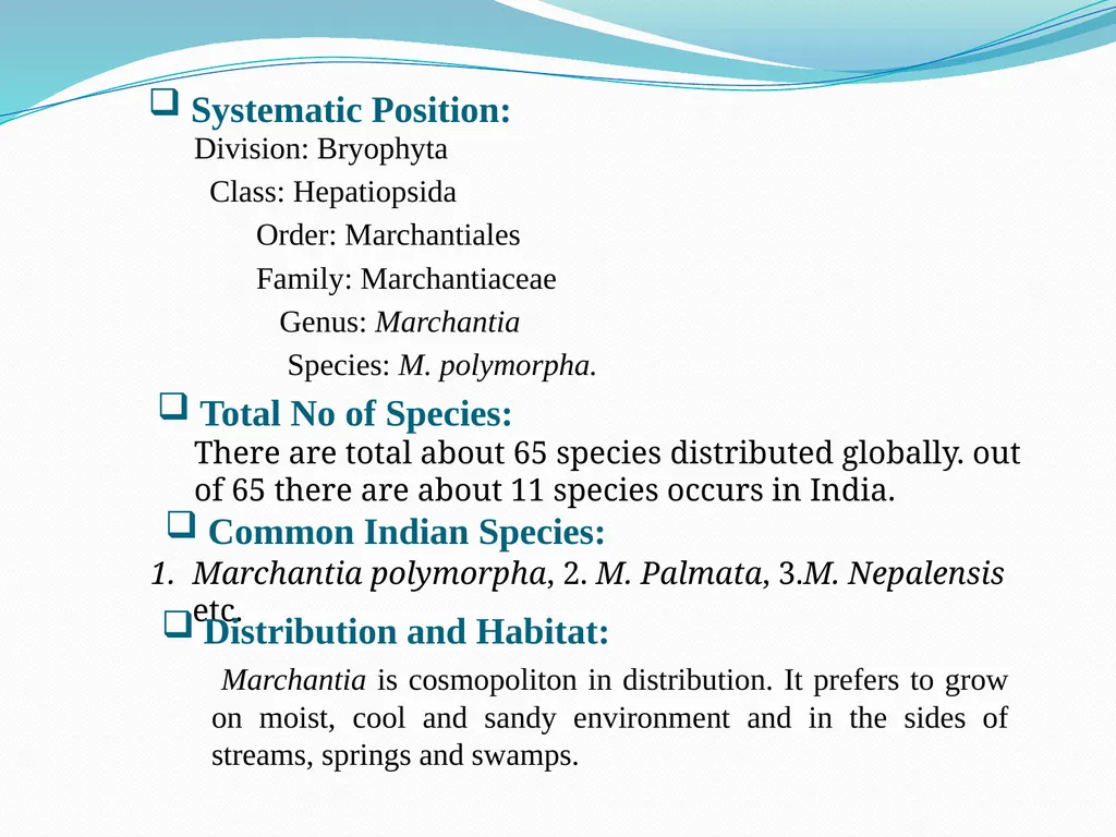 TAMRALIPTA MAHAVIDYALAYA SUB: BOTANY TOPIC: - slide 3 of 14