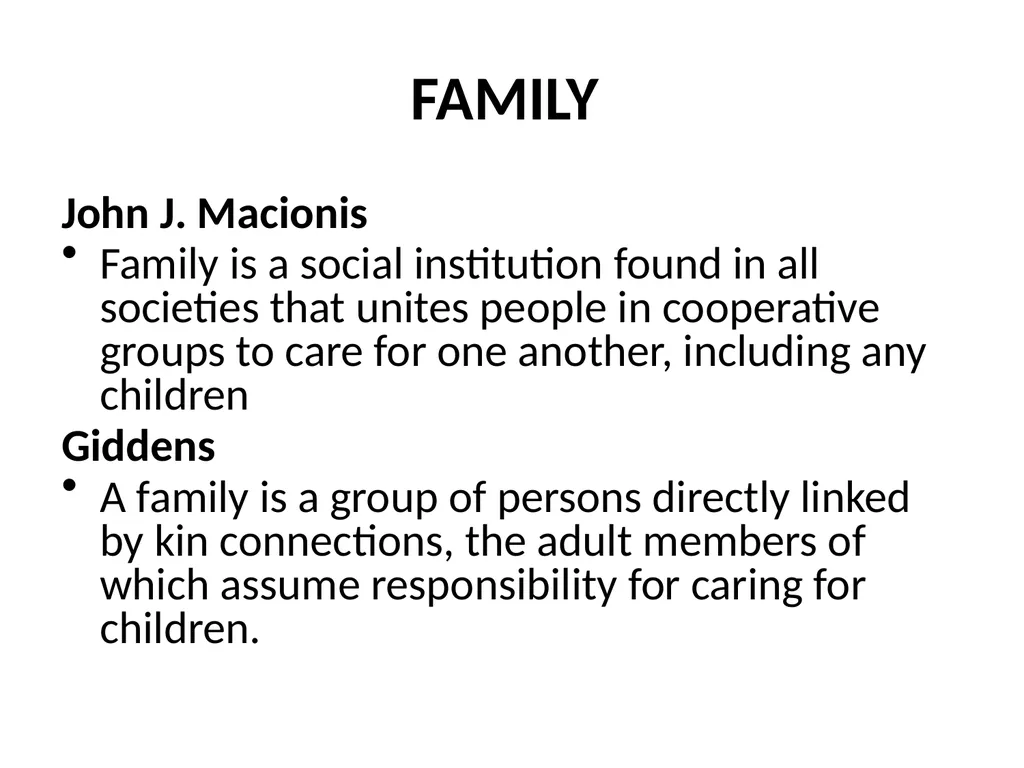 Family as Social Institution IMRAN AHMAD SAJID - slide 2 of 17