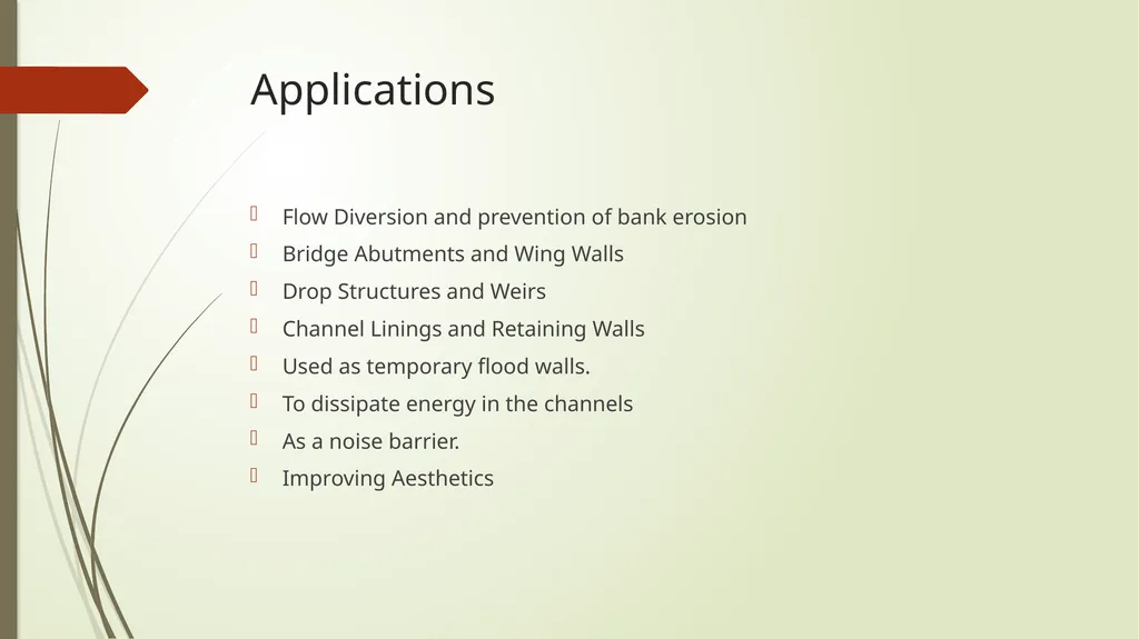 Gabbions Harshit Gabions - Introduction The word - slide 5 of 9