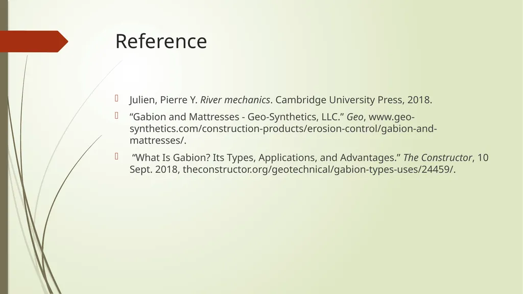 Gabbions Harshit Gabions - Introduction The word - slide 9 of 9