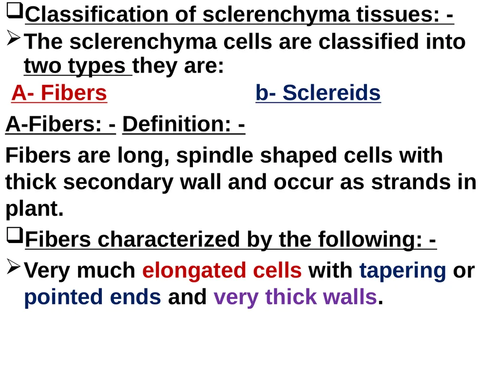 2- Collenchyma tissue: - Defination:- They are - slide 5 of 8