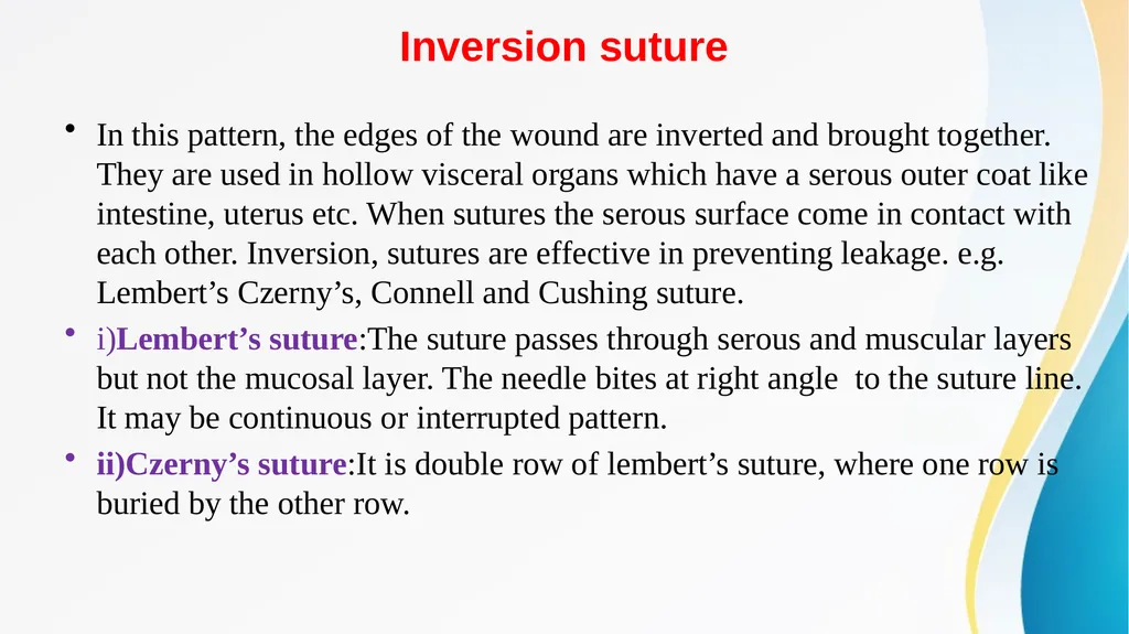 SUTURE MATERIAL AND SUTURING TECHNIQUES -V Dr. - slide 6 of 14
