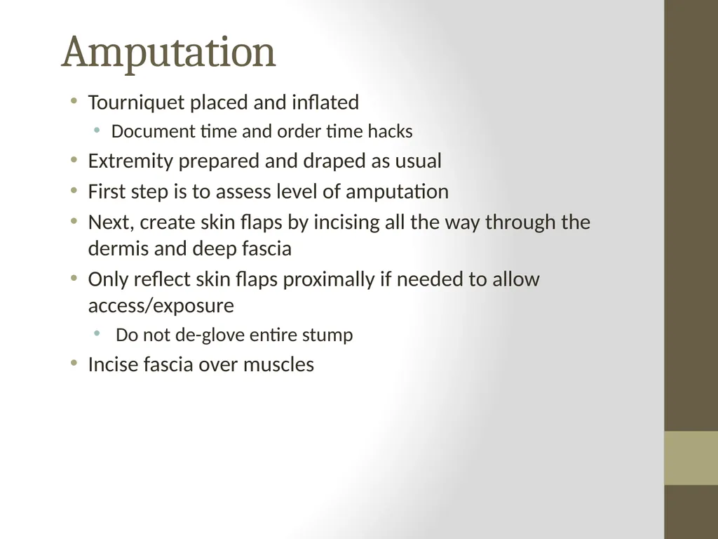 SURGERY Guide to Procedures Topics Patient prep - slide 23 of 40