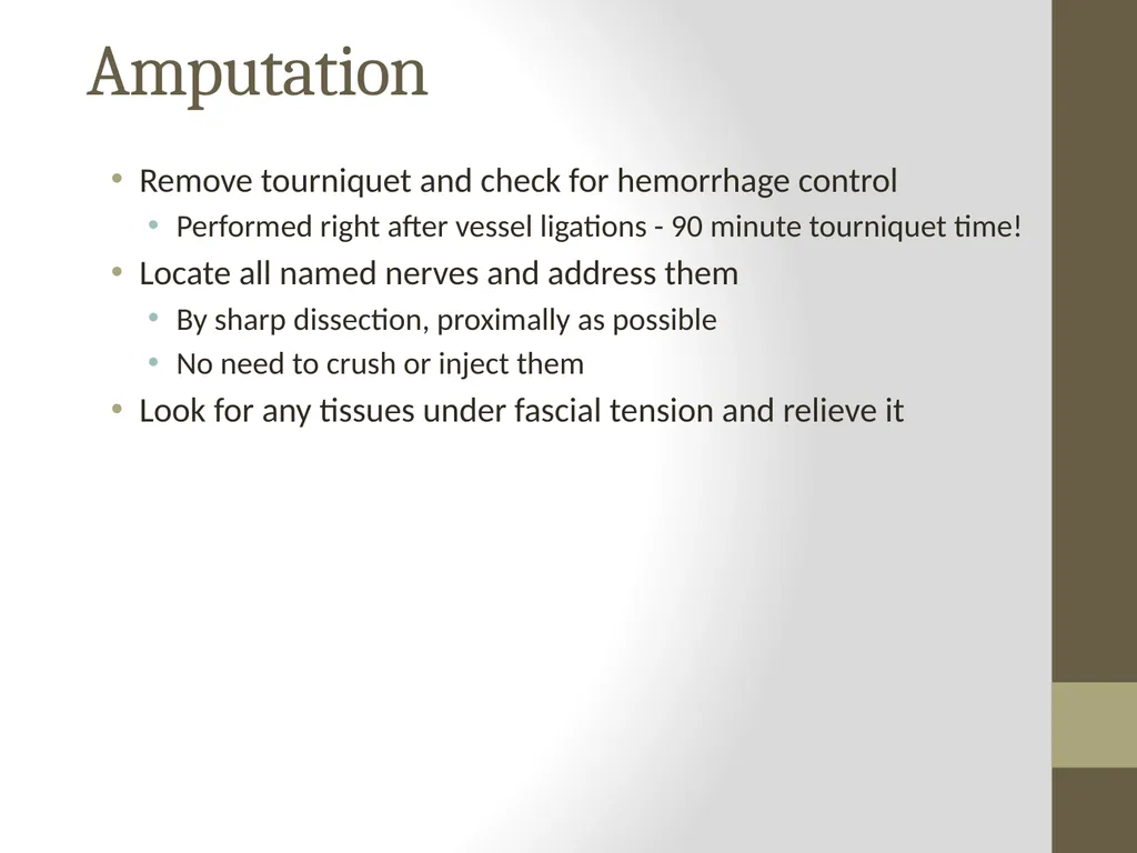 SURGERY Guide to Procedures Topics Patient prep - slide 27 of 40