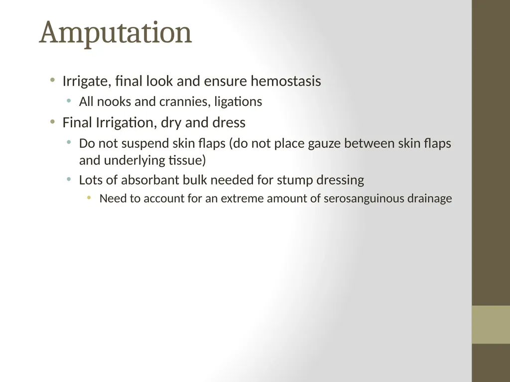 SURGERY Guide to Procedures Topics Patient prep - slide 28 of 40