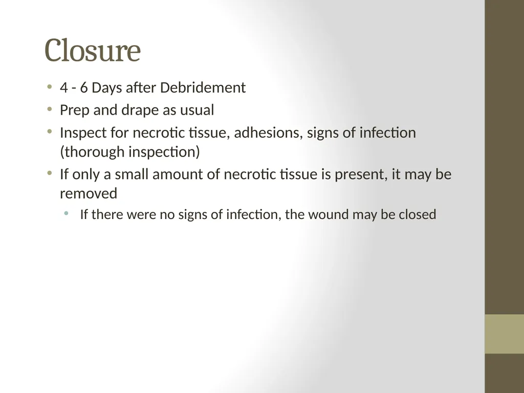 SURGERY Guide to Procedures Topics Patient prep - slide 15 of 40