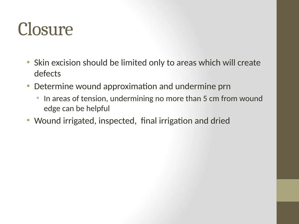 SURGERY Guide to Procedures Topics Patient prep - slide 17 of 40