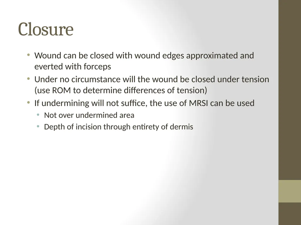 SURGERY Guide to Procedures Topics Patient prep - slide 18 of 40