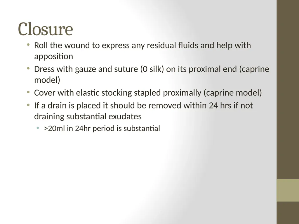 SURGERY Guide to Procedures Topics Patient prep - slide 19 of 40