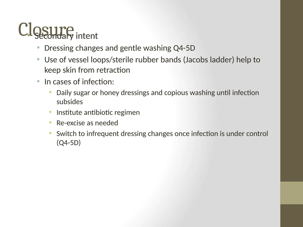 SURGERY Guide to Procedures Topics Patient prep - slide 21 of 40