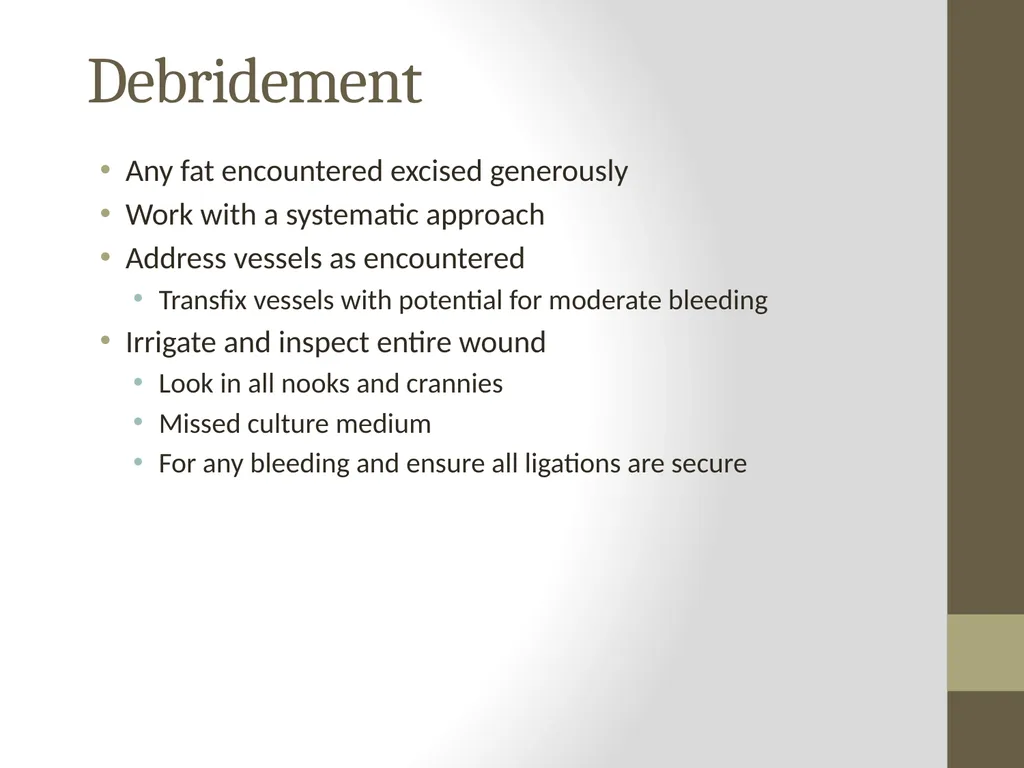 SURGERY Guide to Procedures Topics Patient prep - slide 12 of 40