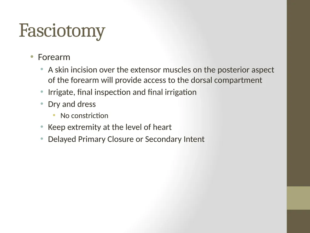 SURGERY Guide to Procedures Topics Patient prep - slide 40 of 40