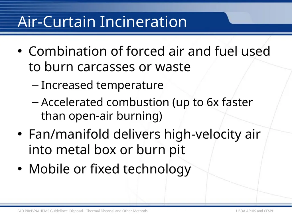 Disposal Thermal Disposal and Other Methods - slide 8 of 17