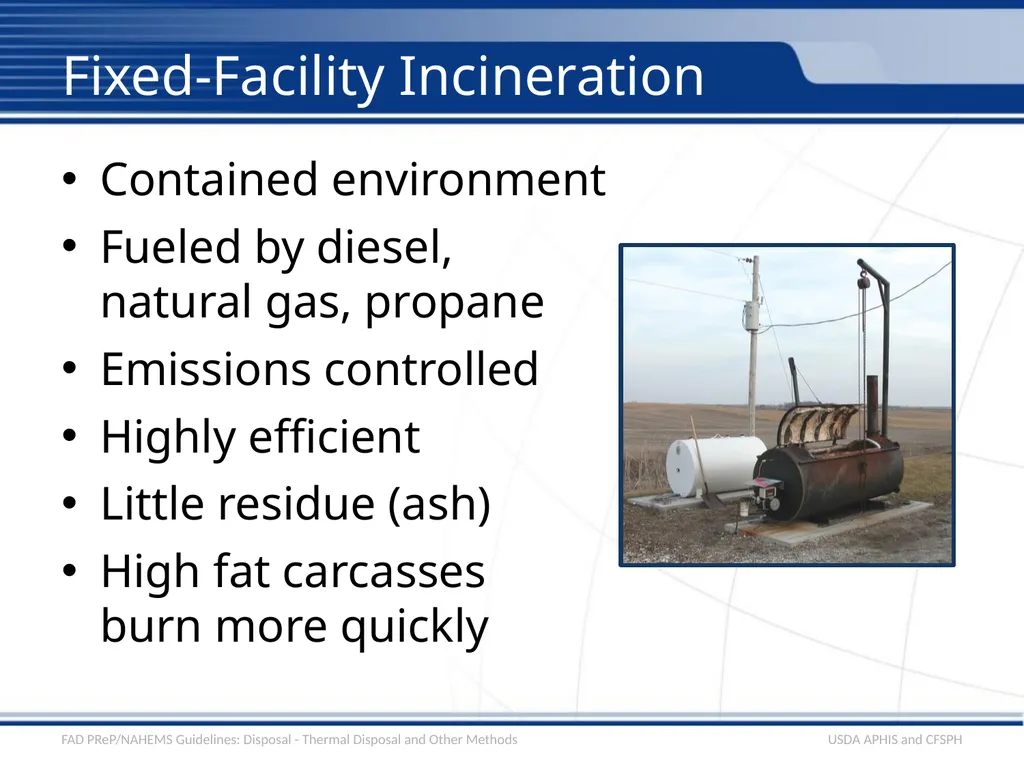 Disposal Thermal Disposal and Other Methods - slide 4 of 17