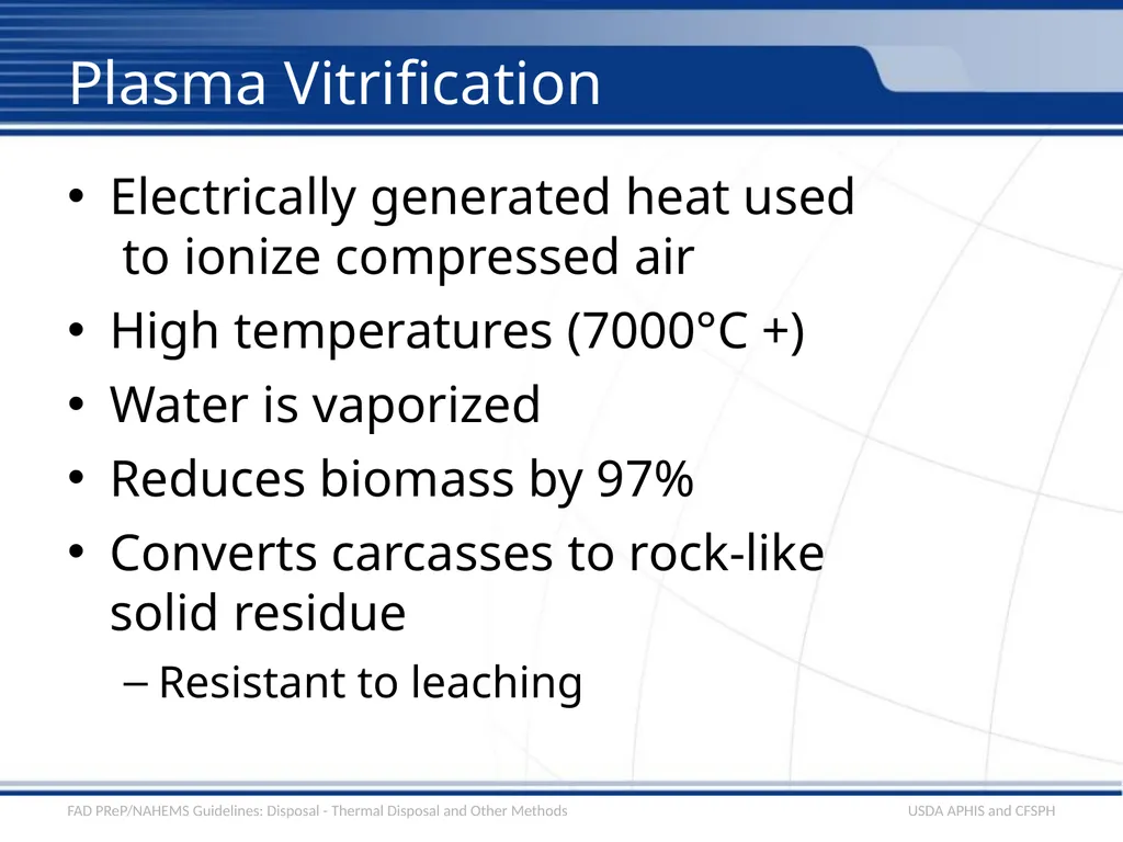 Disposal Thermal Disposal and Other Methods - slide 14 of 17