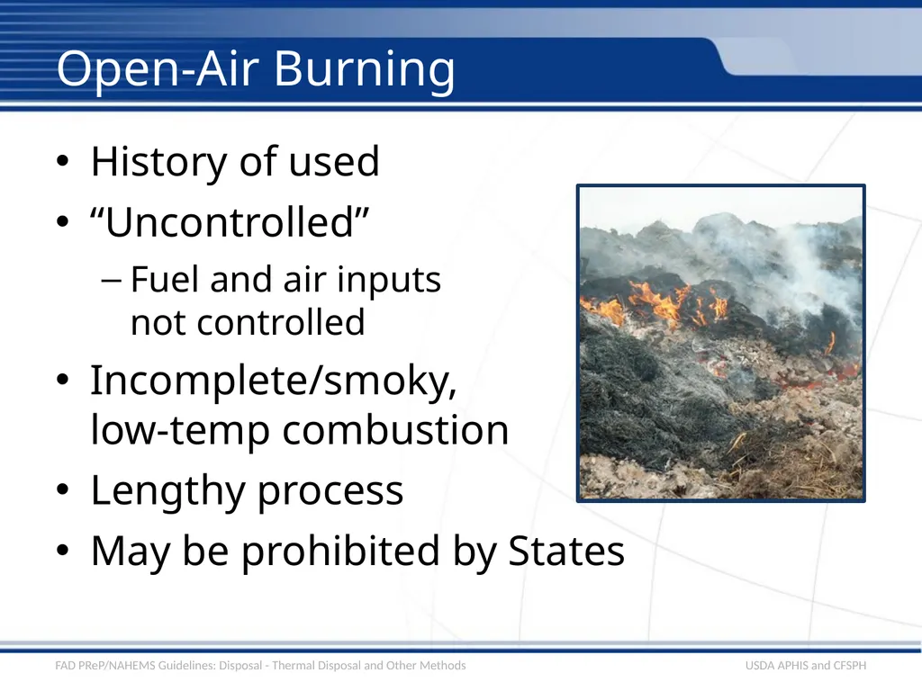 Disposal Thermal Disposal and Other Methods - slide 6 of 17