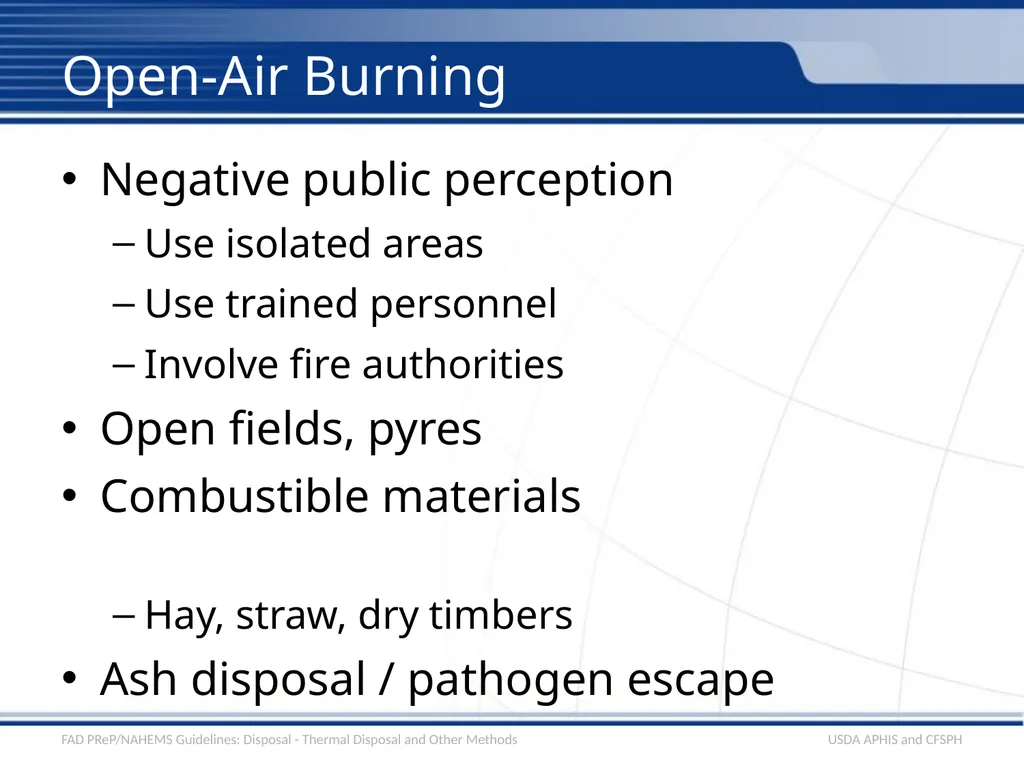 Disposal Thermal Disposal and Other Methods - slide 7 of 17