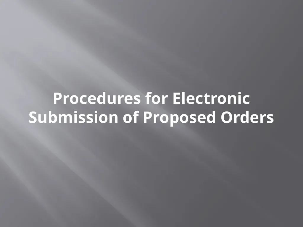 What is E-Orders? E-Orders is an application that - slide 2 of 14