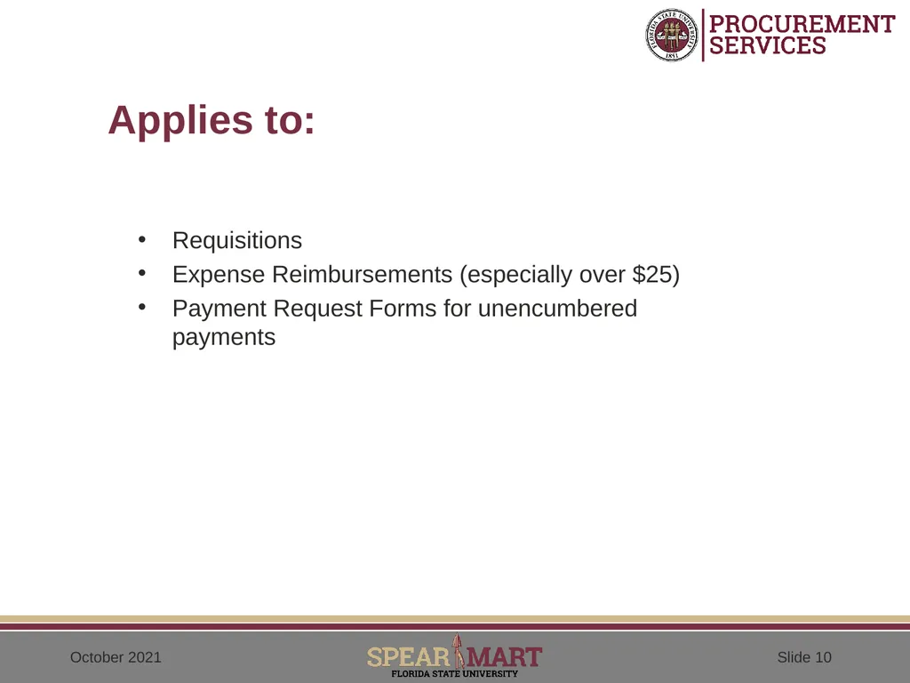 Confirming Orders (After-the-fact orders) - slide 10 of 25