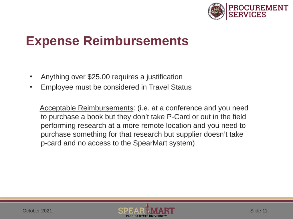 Confirming Orders (After-the-fact orders) - slide 11 of 25