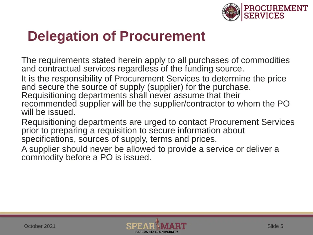Confirming Orders (After-the-fact orders) - slide 5 of 25