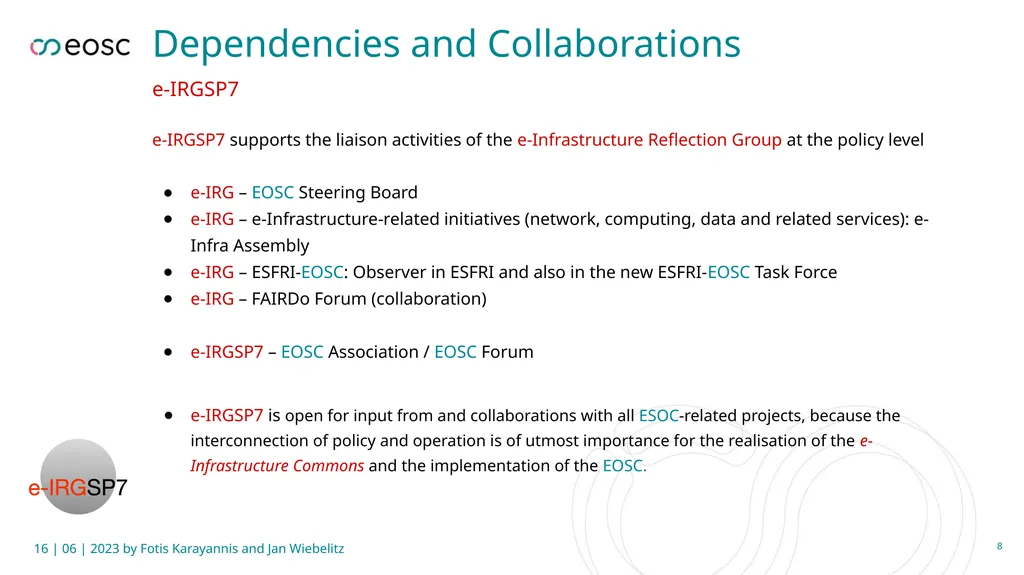 Basic info about the project: Dates, consortium, - slide 7 of 8
