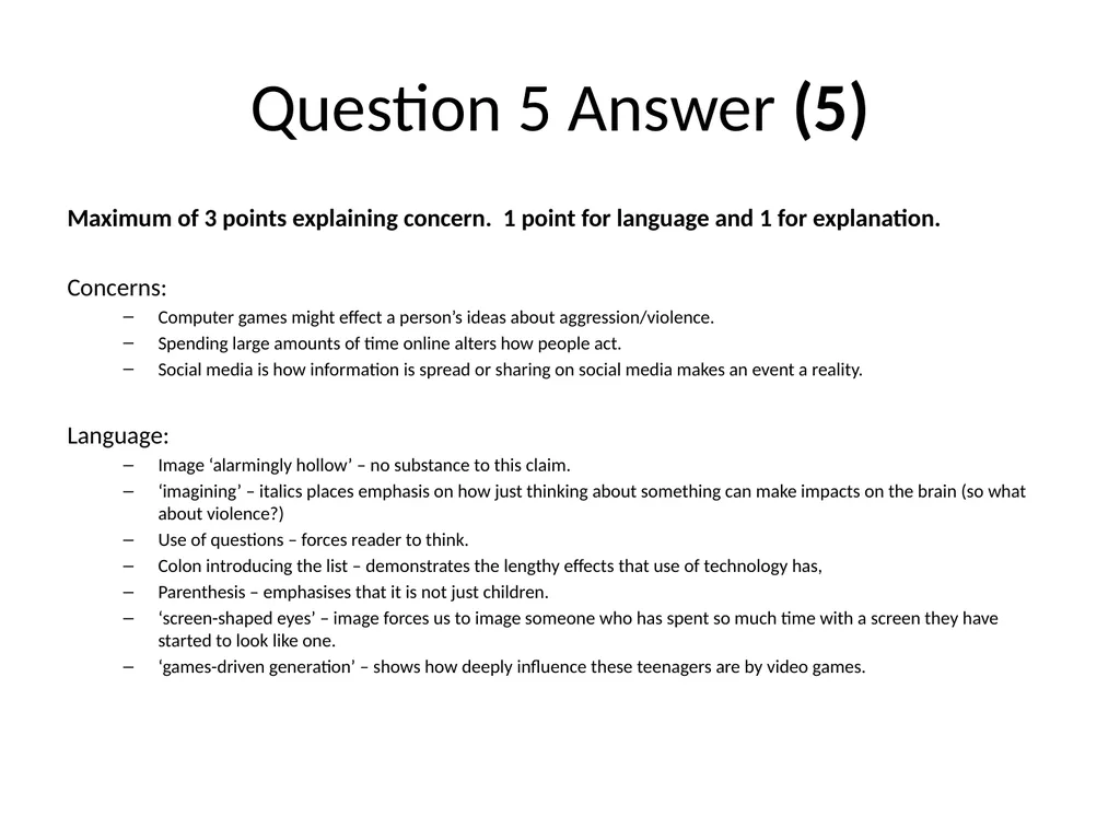 Reading for Understanding, Analysis and Evaluation - slide 12 of 18
