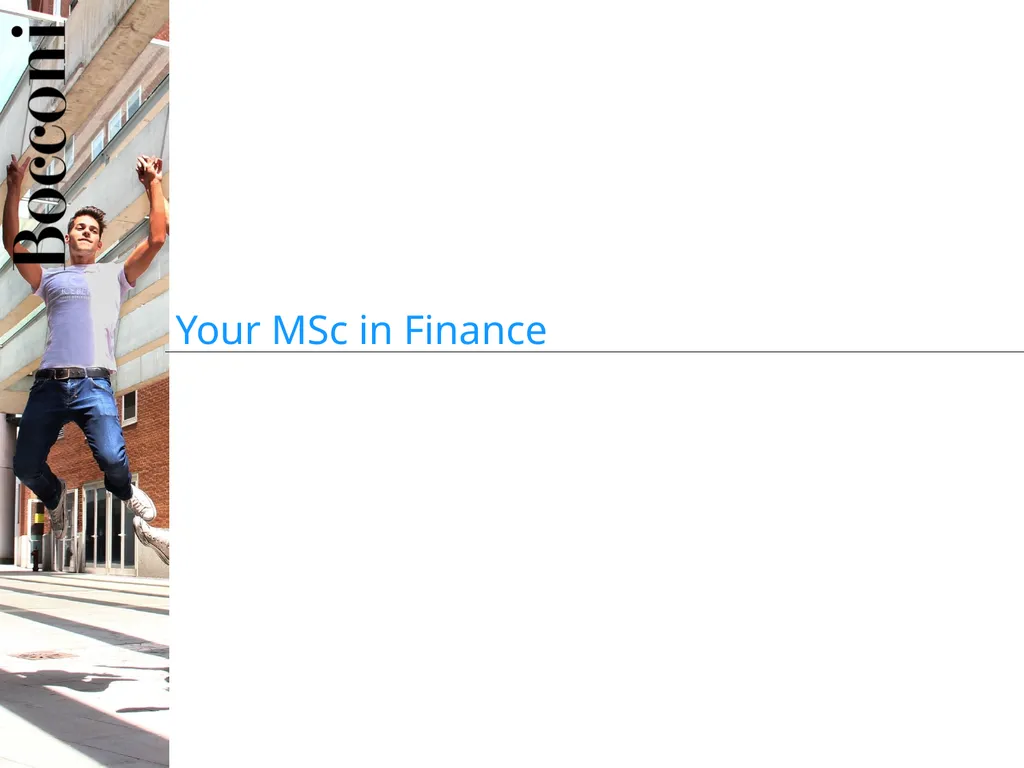 Your MSc in Finance CFA Program Partnership