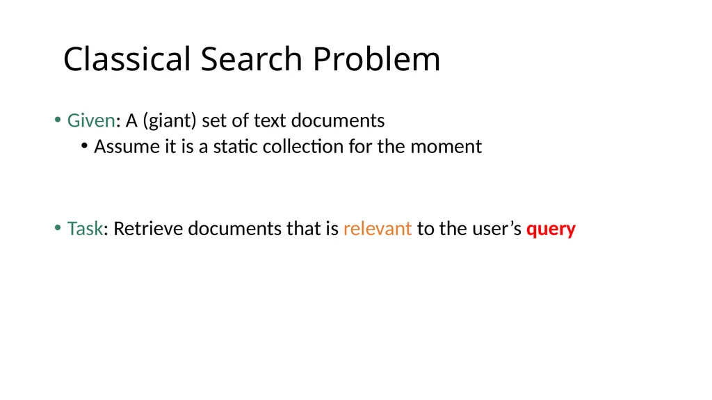 Large Scale Search: Inverted Index, etc. Comp: - slide 2 of 17