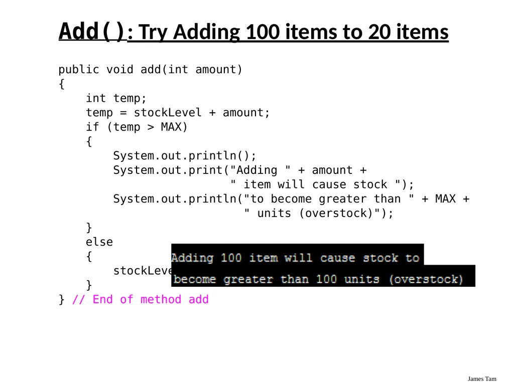 Introduction To Object-Oriented Programming Basic - slide 67 of 72