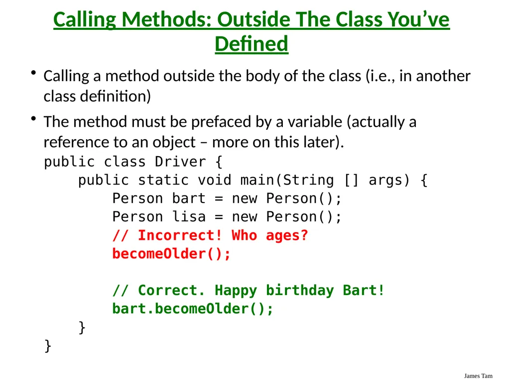 Introduction To Object-Oriented Programming Basic - slide 30 of 72