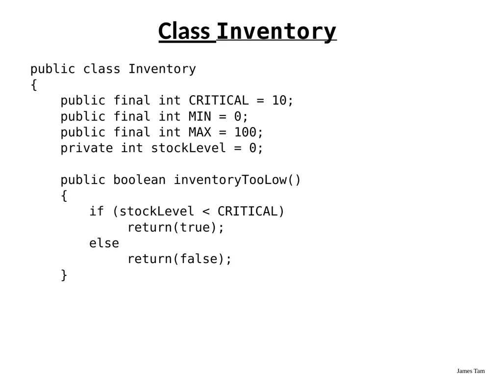 Introduction To Object-Oriented Programming Basic - slide 63 of 72