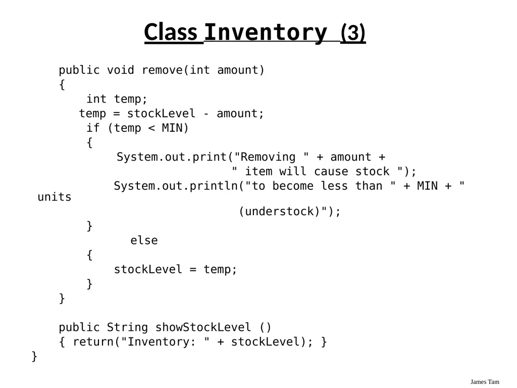 Introduction To Object-Oriented Programming Basic - slide 65 of 72