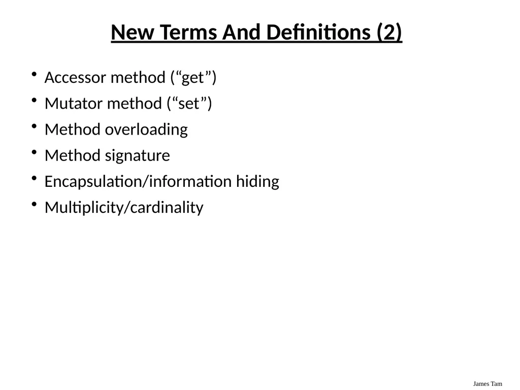 Introduction To Object-Oriented Programming Basic - slide 70 of 72