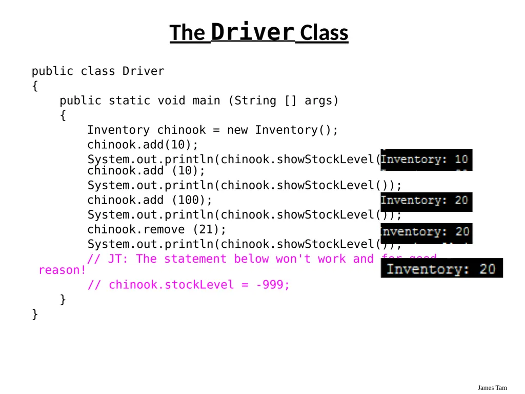 Introduction To Object-Oriented Programming Basic - slide 66 of 72