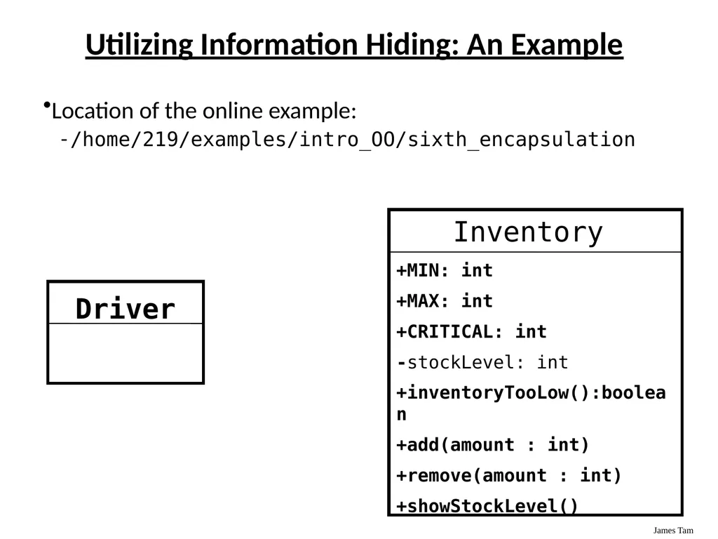 Introduction To Object-Oriented Programming Basic - slide 62 of 72