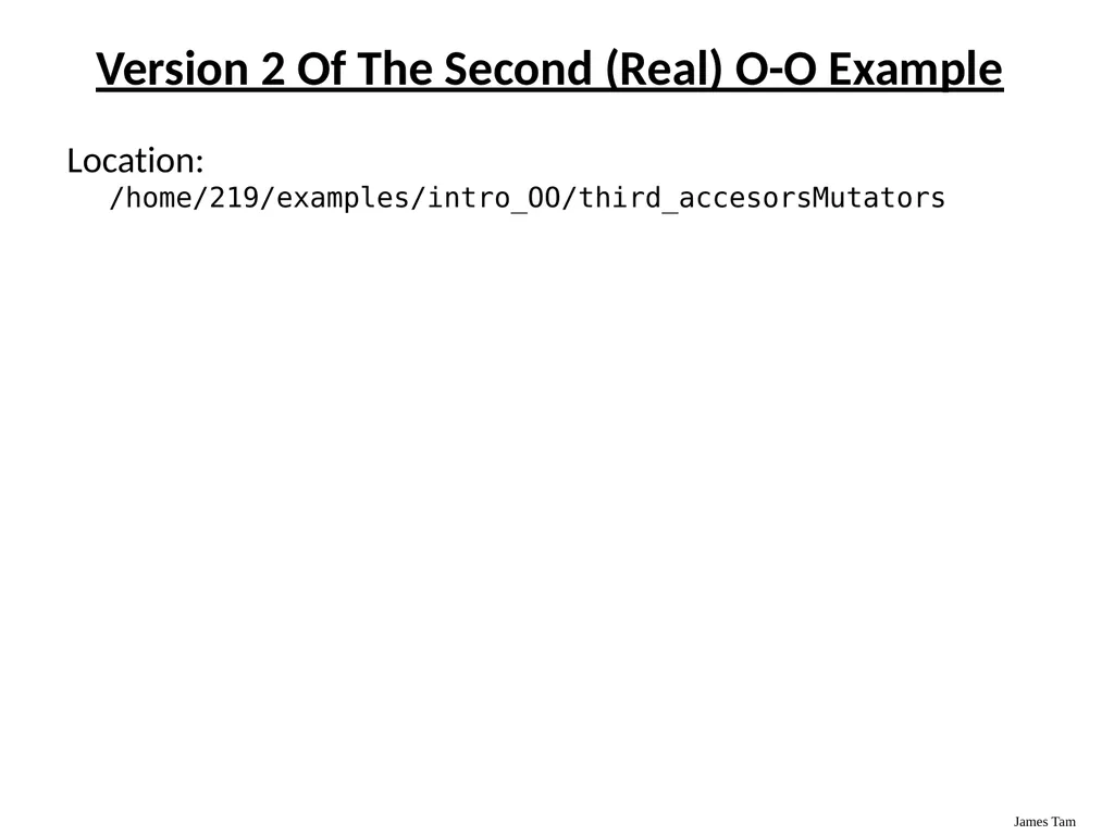 Introduction To Object-Oriented Programming Basic - slide 41 of 72