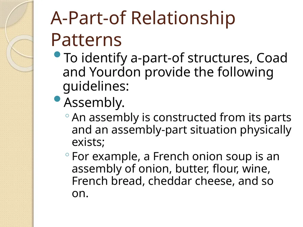 OBJECT RELATIONSHIPS, ATTRIBUTES, AND METHODS - slide 24 of 25